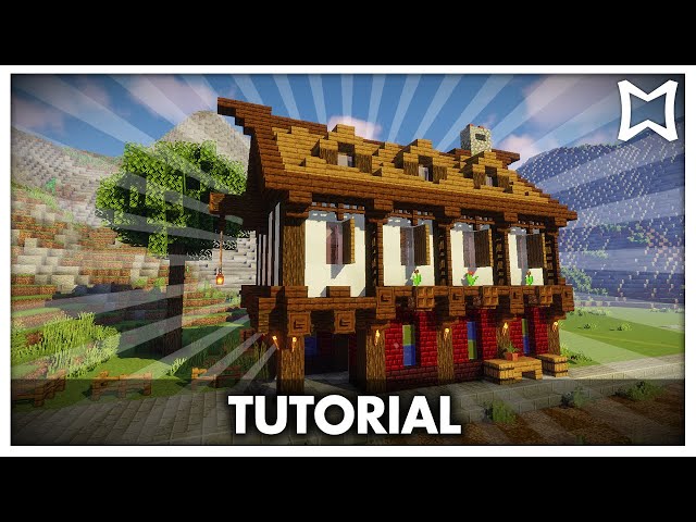 ► Minecraft - How To Build a Medieval Inn House (TUTORIAL)