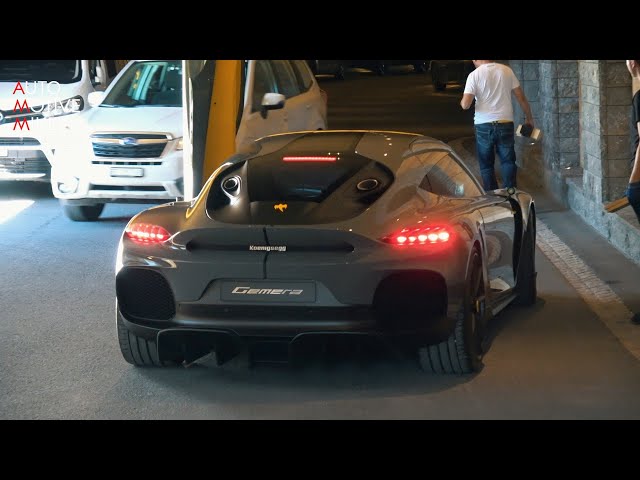 HYPERCARS ARRIVING | SOC GSTAAD - Gemera, Cinque, 3x Regera, 2x One:1, 3x Veyron & MORE