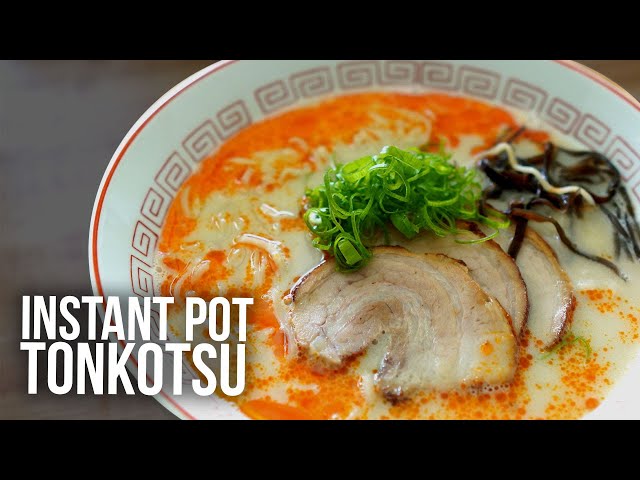How to Make a Spicy Tonkotsu Ramen with an Instant Pot (Recipe)