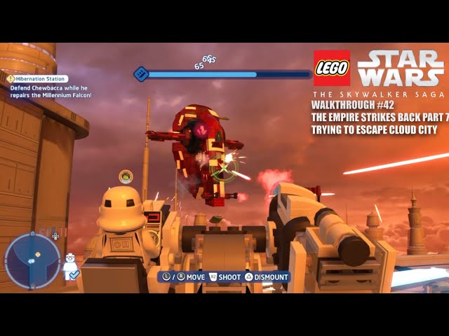 LEGO Star Wars The Skywalker Saga Walkthrough #42 | The Empire Strikes Back Part 7 | Escaping Bespin