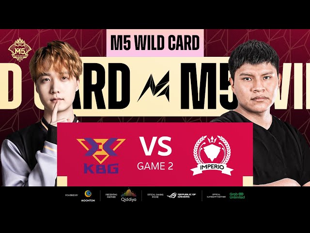[ID] M5 Wild Card Hari 1 | KEEP BEST GAMING VS IMPERIO E-SPORT | GAME 2