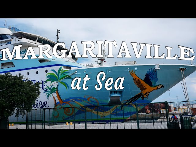 MargaritaVille at Sea cruise ship - Where it's always 5 o'clock !! [4K] Aerial Footage