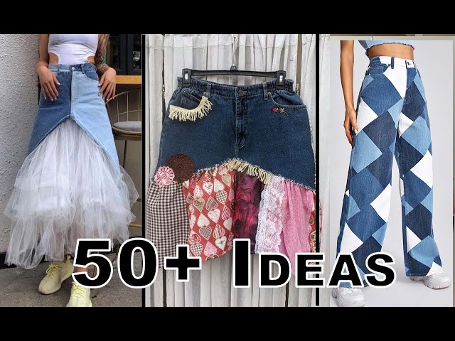50+ IDEAS TO UPCYCLE YOUR OLD JEANS