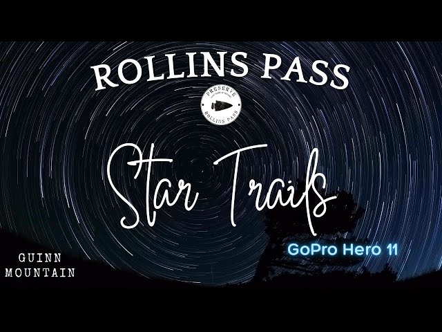 Summer Star Trails on Rollins Pass in Colorado (filmed with a GoPro Hero 11)