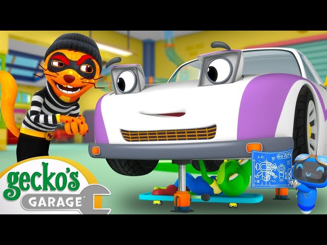 Weasel Plan Thief | Gecko's Garage | Cartoons For Kids | Toddler Fun Learning