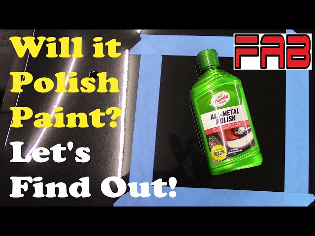 Will A Metal Polish Correct Paint? Let's Find Out!
