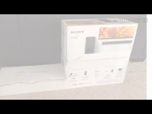Sony HT-S350 Wireless  Soundbar Unboxing  Overview