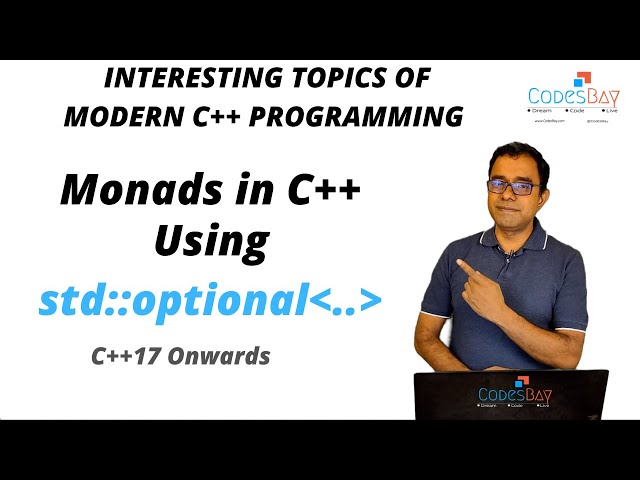 Monads in C++ Using std optional in C++17 onwards - Interesting Topics of Modern C++ Programming