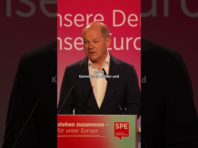 Olaf Scholz: Angriff auf Matthias Ecke bedroht unsere Demokratie!