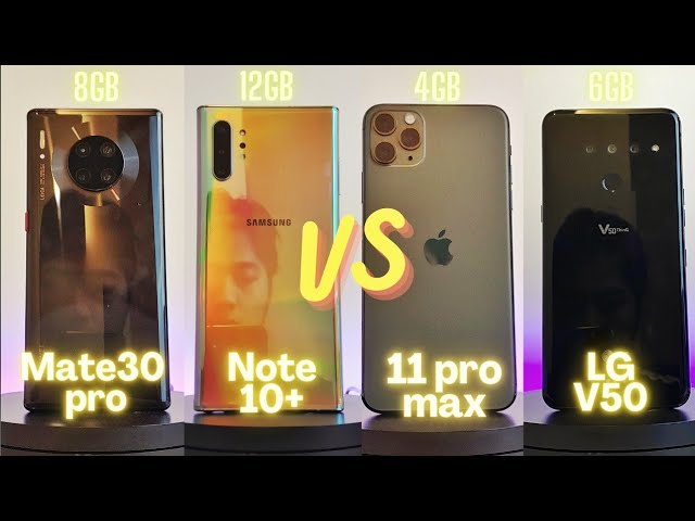 iPhone 11 Pro Max,Samsung Galaxy Note 10 plus, Huawei mate 30 Pro, dan LG. siapa win?