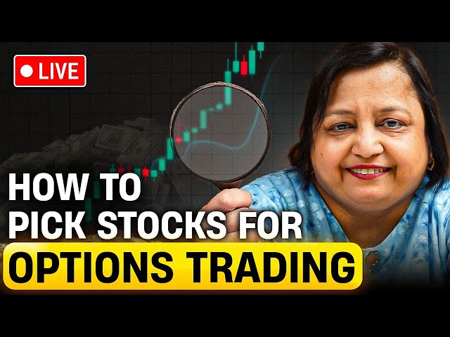 🔴 Live Stock Selection for Options ft. Jyoti Budhia | Nifty50 | Banknifty
