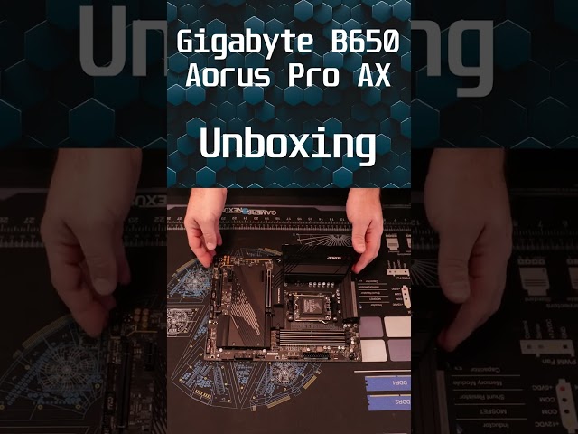 Gigabyte b650 Aorus Pro Unboxing #shorts