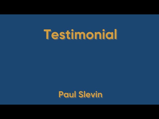 Paul Slevin Modal Operator feedback