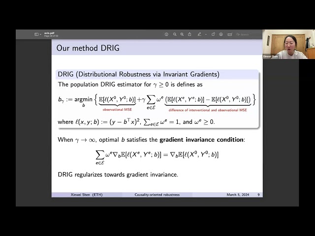 Xinwei Shen: Causality-oriented robustness: exploiting data heterogeneity at different levels