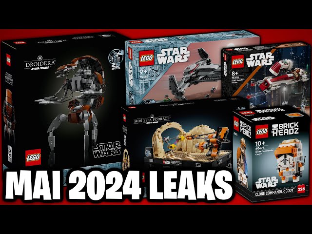 LEGO Star Wars Mai 2024 Neuheiten Leaks: Droideka, Mos Espa Podrace, Cody & mehr! 🚀 | LEGO News