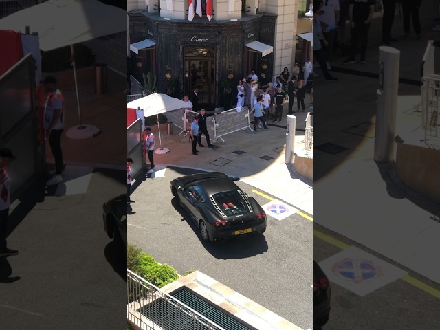 Daily views of a Millionaire in Monaco from his Penthouse 🥂 #ferrari #lifestyle #shorts #monacogp