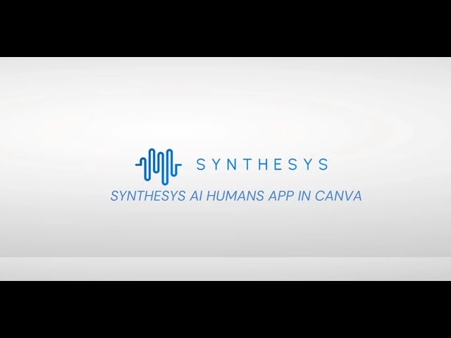 SYNTHESYS AI HUMANS IN CANVA