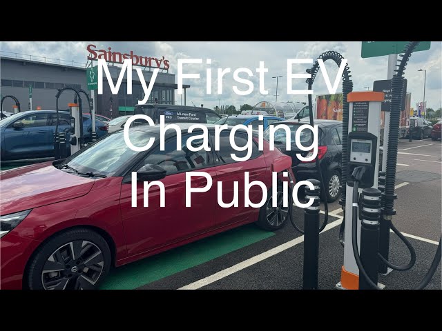 EV My First Out And About Charging In Public @ Sainsbury’s