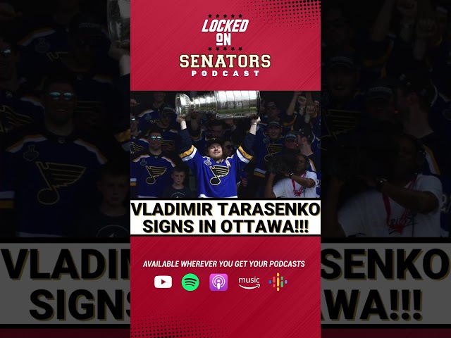 IMMEDIATE REACTION TO VLADIMIR TARASENKO SIGNING WITH OTTAWA SENATORS #Hockey #NHL #Sports