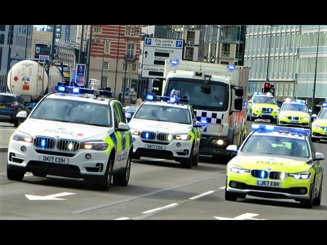 High Security Prison convoy Transporting Prisoners to HMP Strangeways