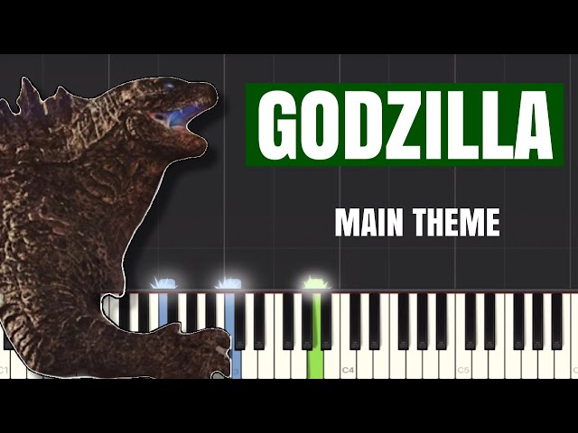 Godzilla Main Theme (King Of The Monsters) Piano Tutorial