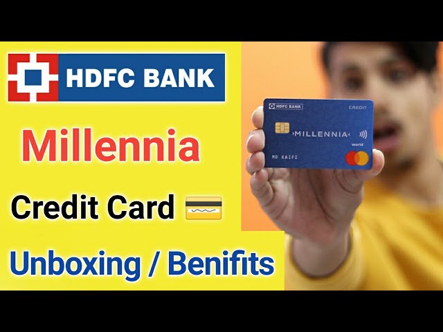 HDFC Millennia Credit Card Unboxing ¦ Hdfc Millennia Credit card Benefits ¦ Hdfc Best Credit card