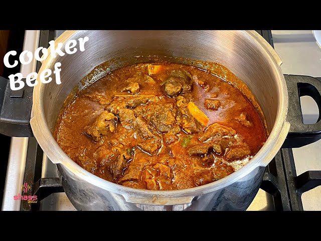 Cooker Beef Curry | Beef Curry Recipe In Malayalam | Beef Curry Kerala Style | SHASS WORLD 209