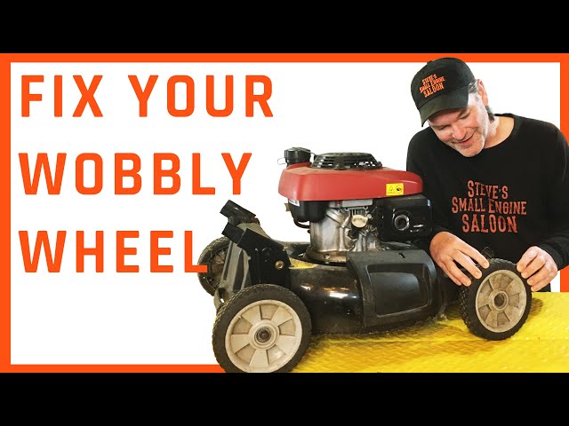 Amazing Trick To Fix A Wobbly Lawn Mower Wheel