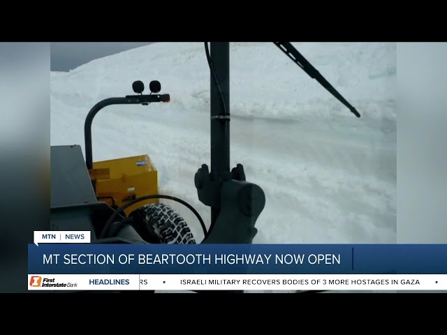 Beartooth Highway opens on Montana side