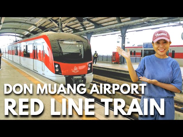 Red Line Train Bangkok l Don Muang Airport