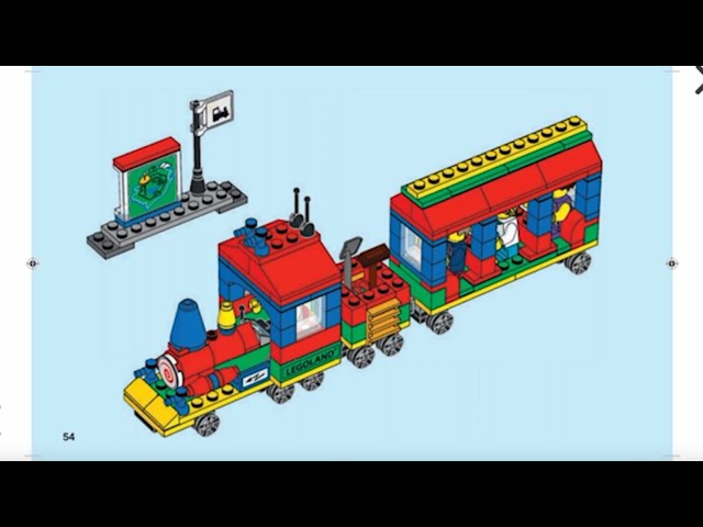 LEGO LEGOLAND Train 40166 Building Instructions