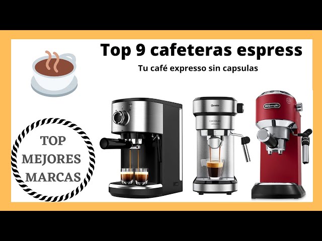 ☕Top 9 cafeteras espresso PARA CASA con CAFE MOLIDO en 2022.
