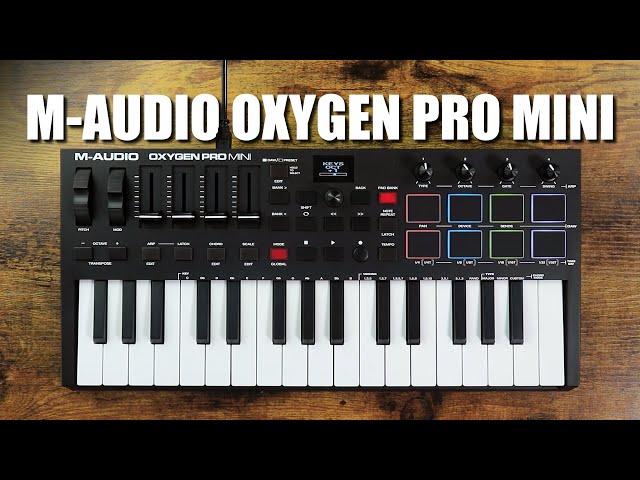 Best 32 Key Midi Controller?? - M-Audio Oxygen Pro Mini (Unboxing & First Look)