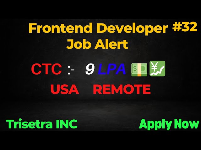 FRONTEND TRISETRA USA 9LPA  #job #remotework #javascript #java #code #design #gaming #codeserver