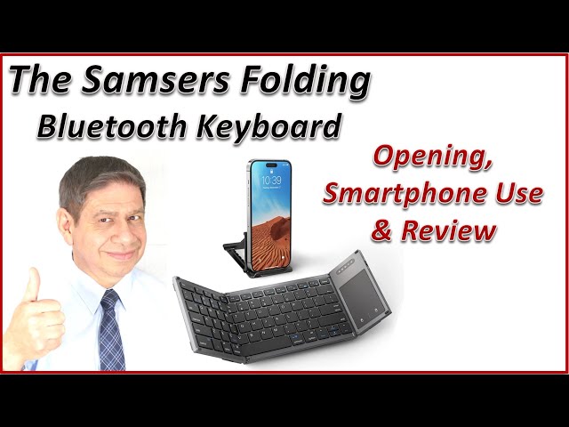 Samsers Folding Bluetooth Keyboard with Touch pad Review