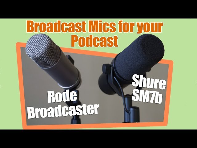 End Address Mics! Rode Broadcaster vs Shure SM7b