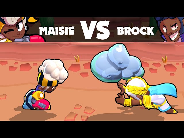 MAISIE vs ZEUS BROCK  | 1 vs 1 | Brawl Stars