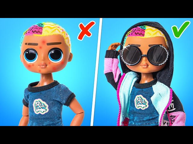 Fashionable Doll Transformation 💎 Easy Doll Makeover