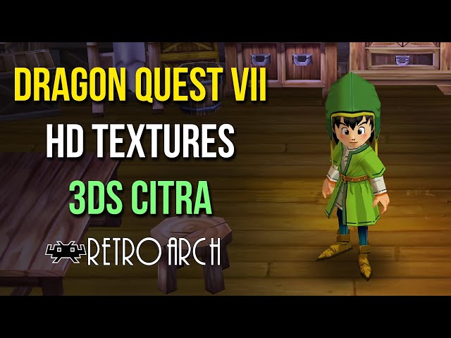 How to Install Dragon Quest VII HD Textures in RetroArch Citra (3DS Emulator)