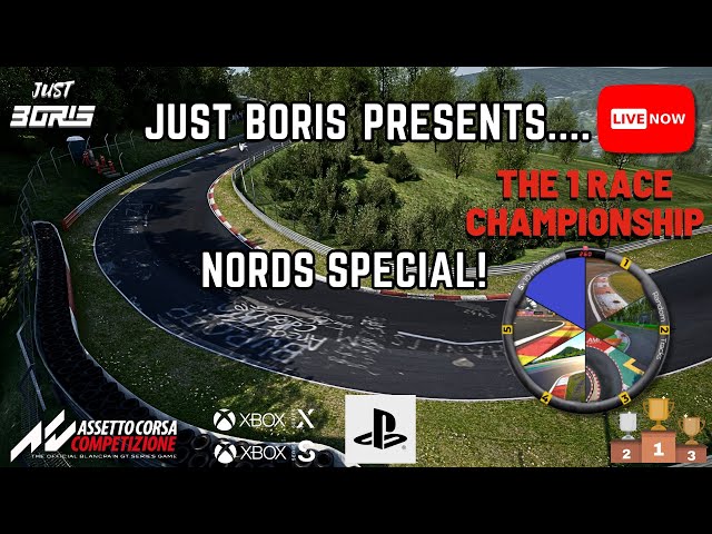 🛑Assetto Corsa Competizione - 1 Race Championship Nords! -Xbox S/X PS5 - CSL DD🛑