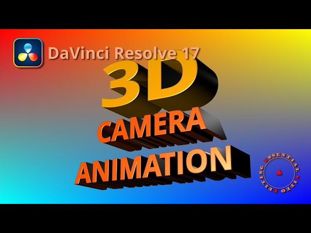 Animate Fusion 3D Camera in DaVinci Resolve