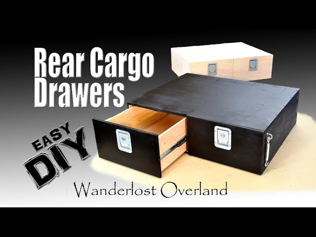 DIY Rear Drawer System Overland Storage, Easy to Build With Simple Tools