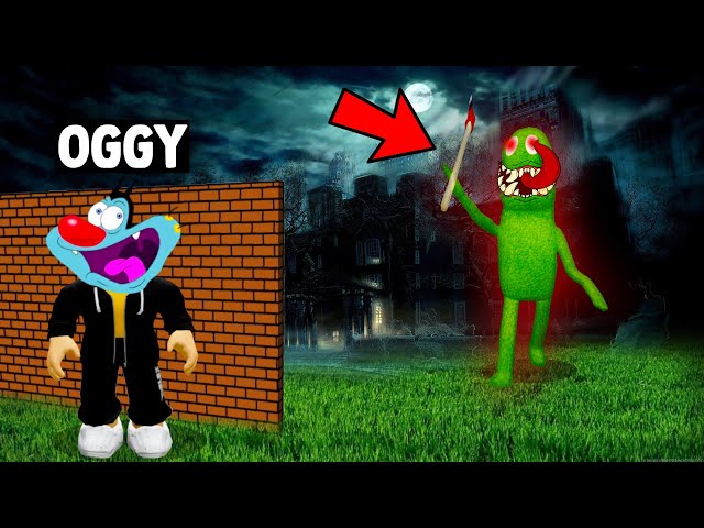 Can We Escape EVIL KERMIT FROG😱=💀 (Roblox ft.Oggy)