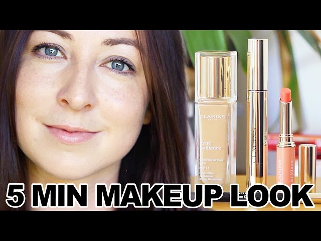 Chic & Simple 5 minute Make-up Tutorial with Clarins | ad