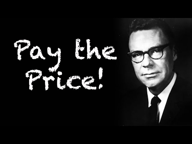 Earl Nightingale - You Must Be Willing to Pay the Price | Audio Recording