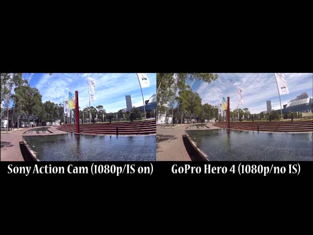 Sony Action Cam X1000V image stabilization test