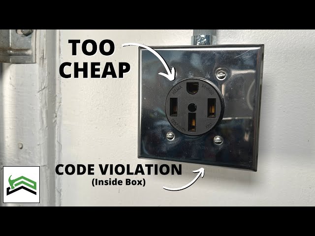 Correcting 3 Mistakes On A 240V Outlet Install