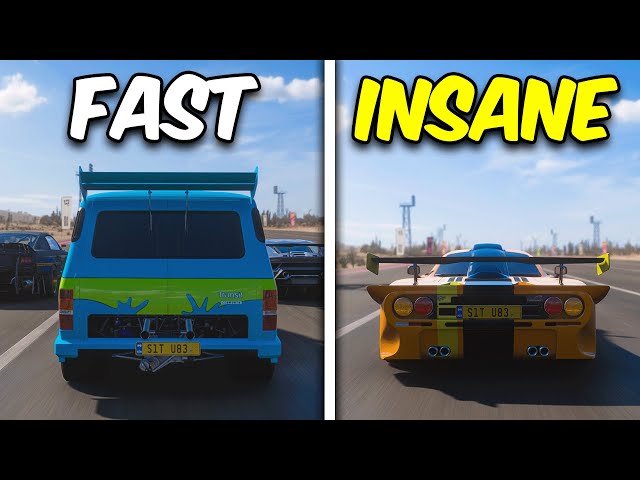 The *FASTEST* Drag Cars in Forza Horizon 5