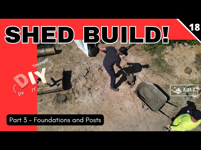 DIY Shed Build - Part 3 - Foundations and Posts (18)