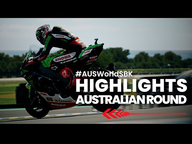 WSBK Australian Round Highlights Jonathan Rea Kawasaki ZX-10RR Superbike Phillip Island Australia